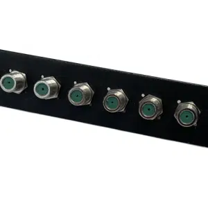Coaxial FSP Sub Panel With 6 F Type Female - Female Coupler