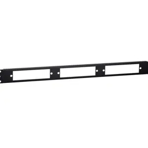 .75 Inch X 19 Inch Patch Panel with 3 FSP Series Sub-Panel Openings