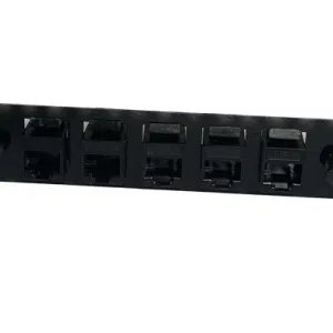 Cat6a FSP Sub Panel With 5 Cat6a RJ45 Female, Unshielded, Female to Female Couplers